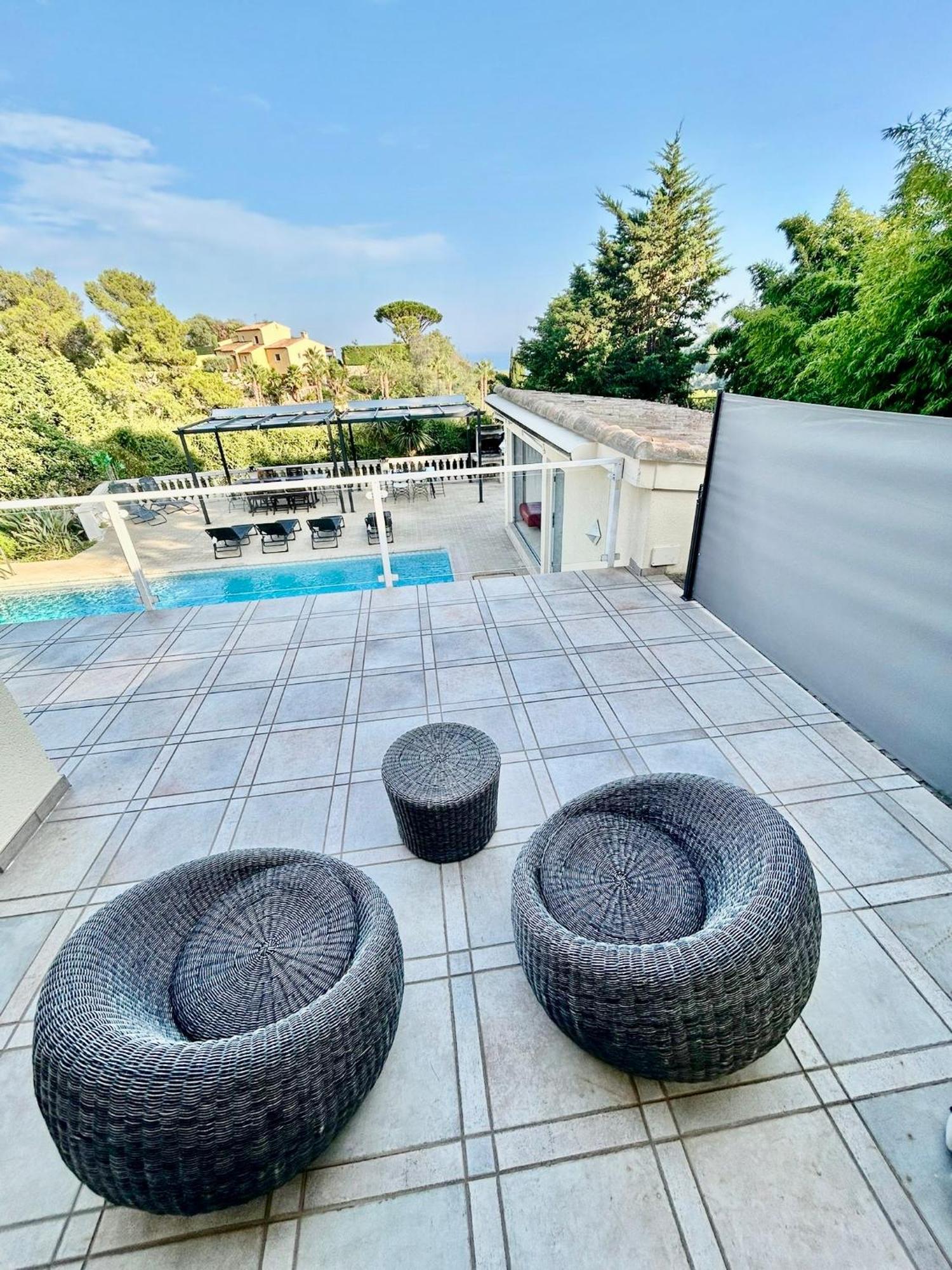 Villa Avec Piscine Vue Sur La Mer Cannes Exteriér fotografie