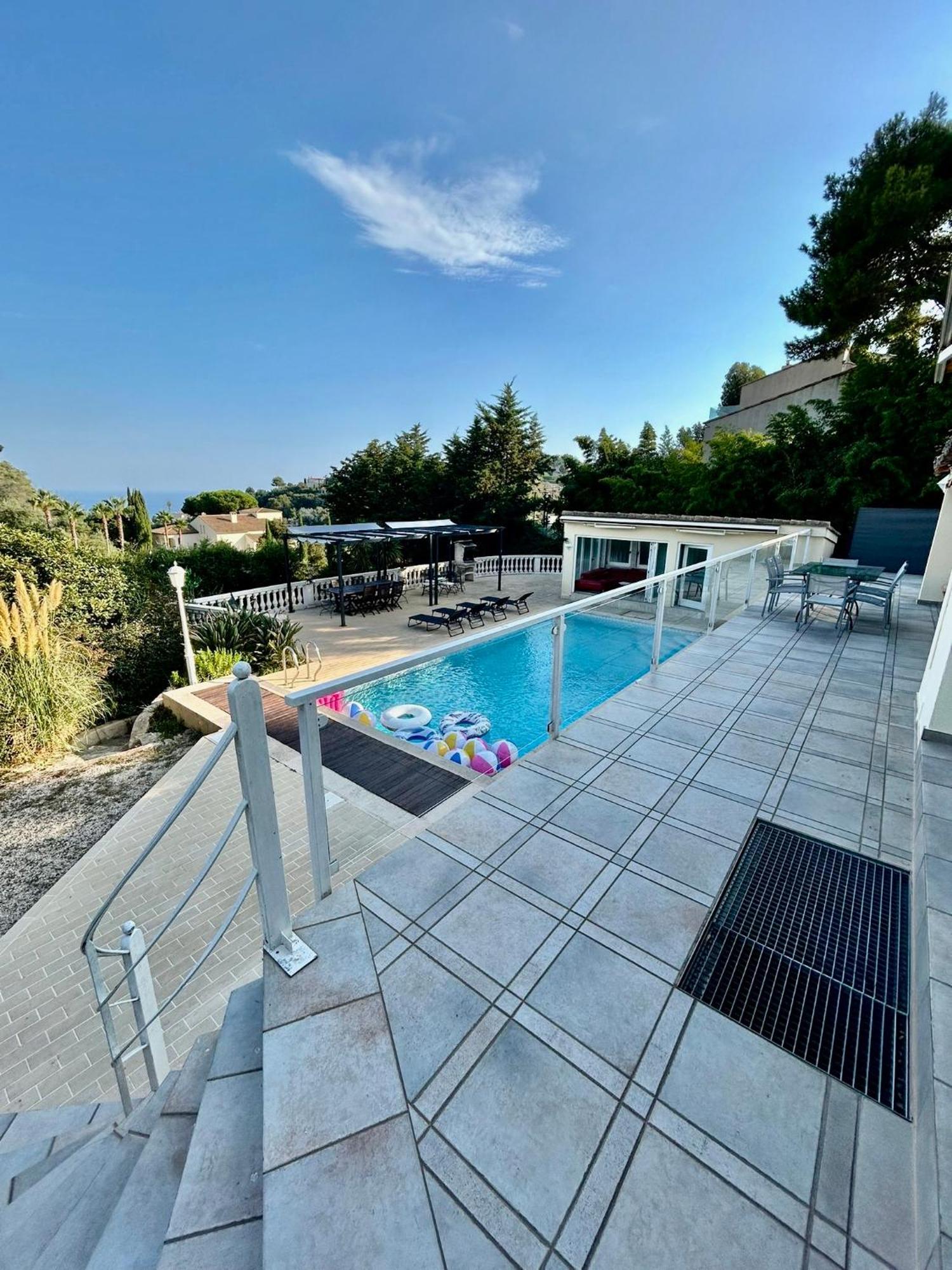 Villa Avec Piscine Vue Sur La Mer Cannes Exteriér fotografie